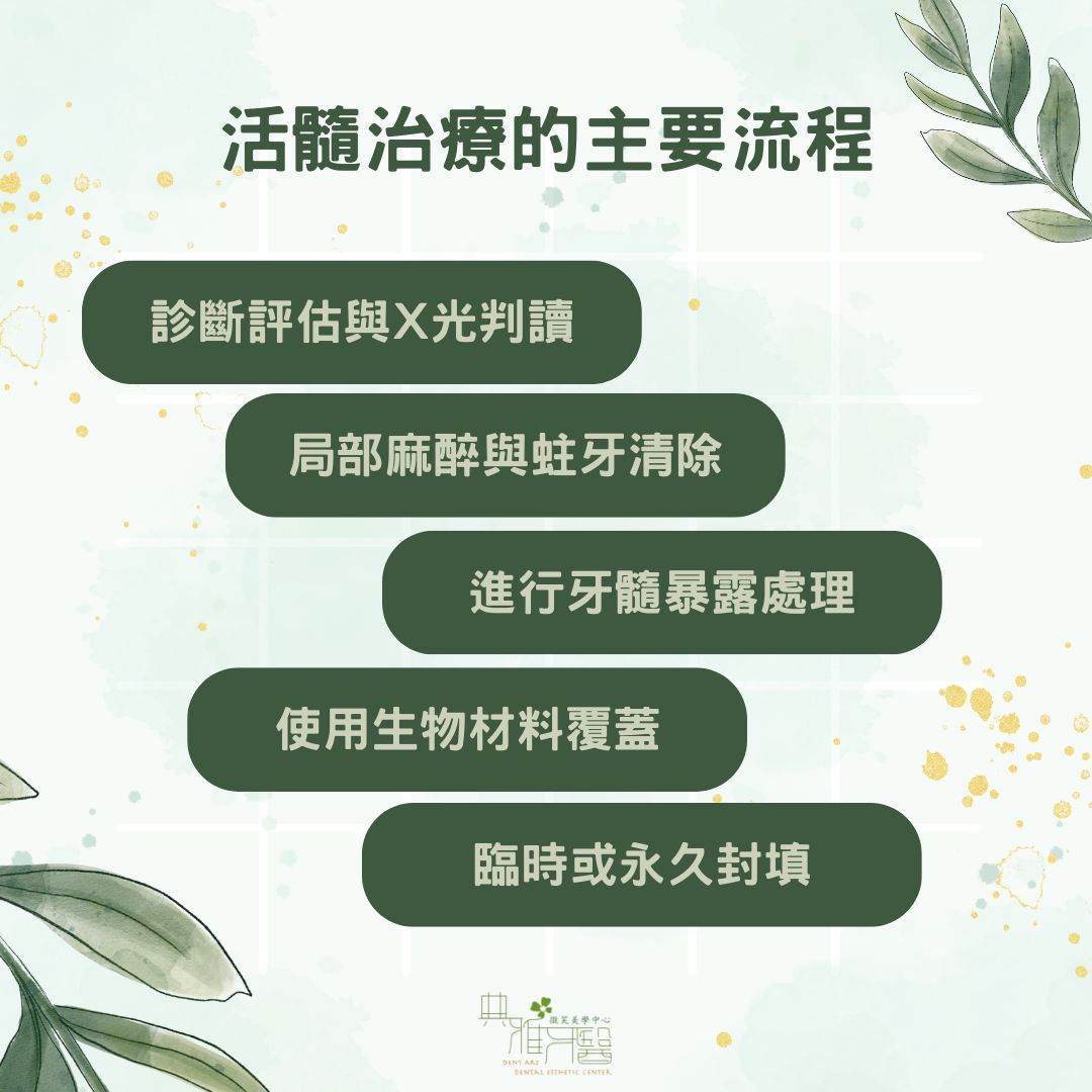 活髓治療的主要流程